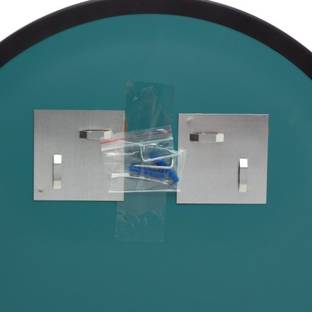 Circle mirror, wall, 50x50 cm, black baguette-2