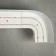 Binide cornice 320 cm, with a decorative bar 7 cm "ultracompact. Sheet silver", white color