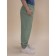 Pants for boys, height 134 cm, green color
