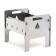 Travel barbecue "MD1.5" 42.9 x 31.2 x 40 cm, 1.5 mm, collapsible, with handles