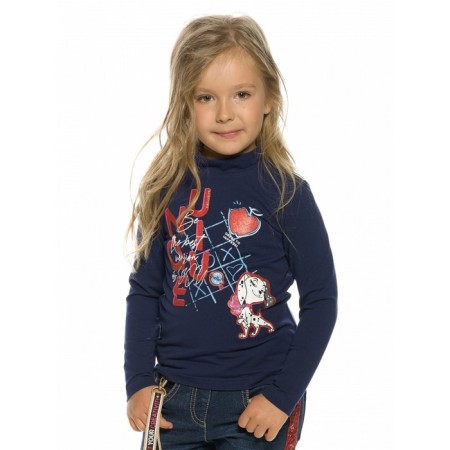 Jumper for girls, height 92 cm, blue color