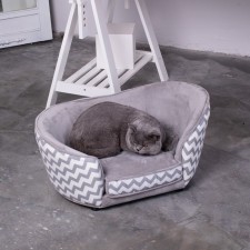 Sulperion Teddy, 75x45x36 cm, furniture fabric, size S, gray