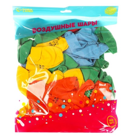 Shar Latex 12 "Fun Birthday", a set of 100 pcs.-1