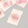 Cardboard Biro "Thank you." set 10 pcs (5 types) 4x6 cm