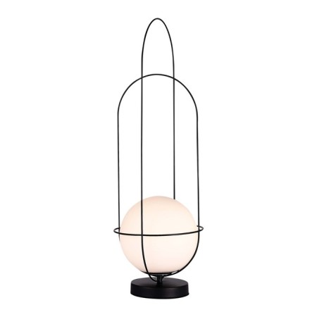 ST LUCE table lamp. SL1189.404.01. Beata. 1x60 W, E27, 25x25x70 cm, black color-3