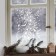 Stickers for the windows "engraving", reusable, 33 x 50 cm, new year