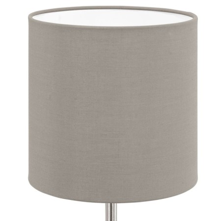 Passteri 1x60W desktop E27 Nickel, beige 18x18x40cm-3