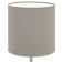 Passteri 1x60W desktop E27 Nickel, beige 18x18x40cm