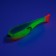 Yaman foamy fish on a double, 80 mm, color 26 UV, 5 pcs.