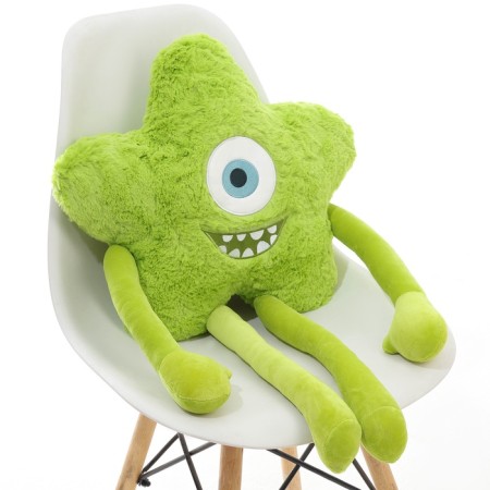 Skill of a soft toy "Star", 75 cm, green color-1