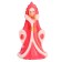 Figure "Snow Maiden", pink color, 22 cm