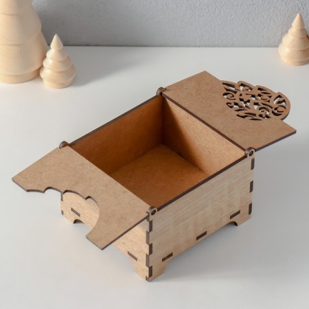 New Year's box combined "leaf" 10.5x10x7 cm-3