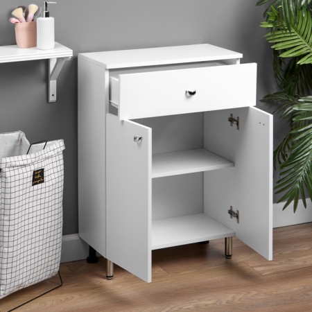 Bathroom chestnut "Vega 6001" White, 60 x 30.3 x 85.4 cm-1