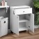 Bathroom chestnut "Vega 6001" White, 60 x 30.3 x 85.4 cm