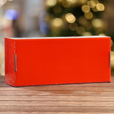 Self -charged box, with a window, "Hard gifts 2", 16 x 35 x 12 cm-1