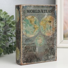 Broke-book wood, leatherette 