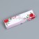 Box for 5 sweets with a shell, with a window "Flower", 21 x 5 x 3.3 cm. Confectionery packaging