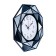 Wall clock, series: interior, "Fayzio", 40 x 40 cm, mix