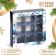 New Year. Box for 9 sweets "World is full of miracles", 13.8 x 13.8 x 3.8, confectionery packaging