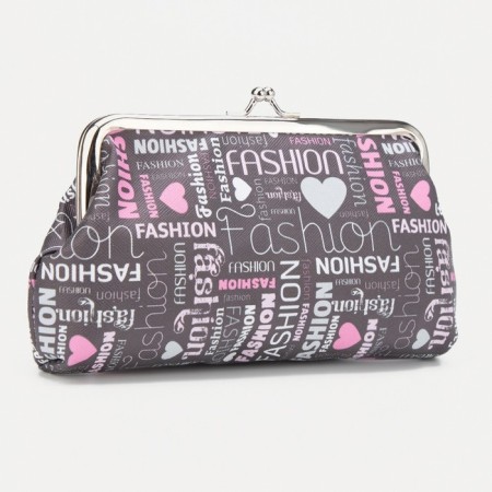 Cosmetic bag on the farmar, gray color