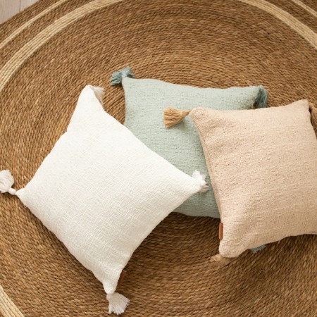Case on the pillow SL Home Tassel 45x45 cm, col. olive-2