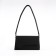 Female bag on one shoulder, on a zipper, black color
