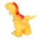 Rubber toy for the bath "Dinosaur: Tyrannosaurus, 22 cm, with a squeak, crumb I