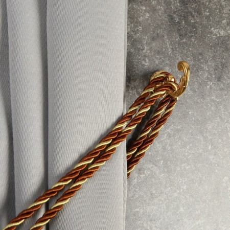 Hook for curtains ks002, one -rod, color gold-9