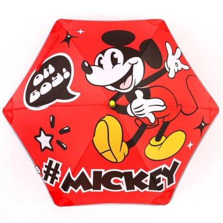 Children's umbrella. "Oh Boy!", Mickey Mouse, 6 spokes d = 90 cm-12