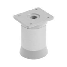 Furniture support, h-65, silver metallic color