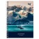 Note book A6, 120 sheets in a cage on the crest "Beautiful View", a solid cover, glossy lamination, mix