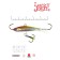 Балансир Lucky John NORDIC 4 + тройник, 4 см, цвет 02H блистер