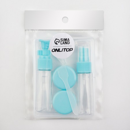 Set of D/Storage in a case 6PR: 2 But-25ml, 2 ban-10g shovel, funnel, blue nap from-7