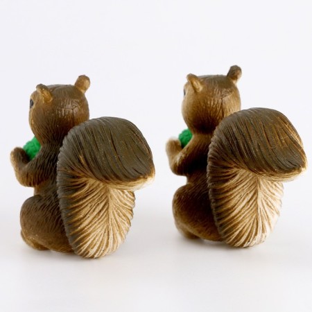 Miniature Puppet "Squirrel with acorns", set 2 pcs., Size 1 pc. - 2 × 5.5 × 4 cm-4