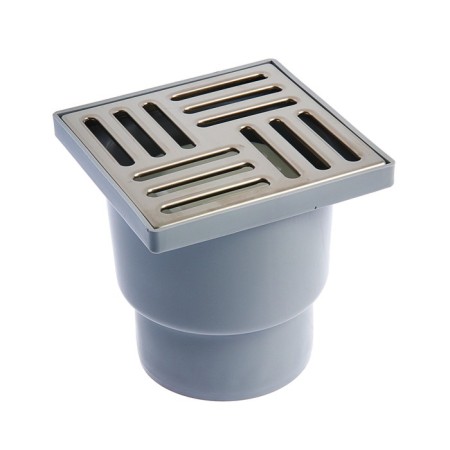 Ani Plast "TQ1212, D = 110 mm, vertical, grate of stainless steel., Dry shutter, 150x150 mm