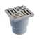 Ani Plast "TQ1212, D = 110 mm, vertical, grate of stainless steel., Dry shutter, 150x150 mm
