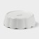 Porcelain dish for baking Magistro "Flora", D = 15 cm, white color