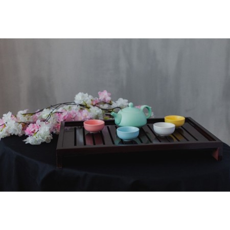 A set for the tea ceremony Ceramic “Morning”, 5 items: 4 Piales 50 ml, kettle 200 ml-10