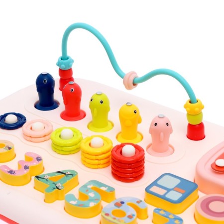 Developing toy "Fun games", pink color-3