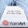Yarn "Jeans" 55% cotton, 45% acrylic 160m/50g (75 bl. Golub)