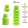 A bottle of water is folding, 450 ml, 7 x 21.3 cm, silicone