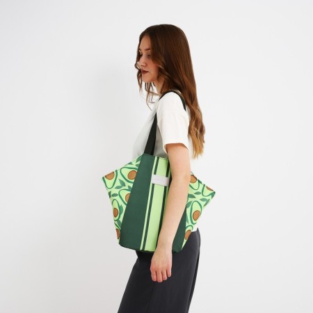 Bag Women's Beach "Avocado" + bikini Bag-14