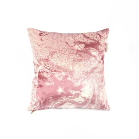 Pillowcase "Marble", size 45x45 cm, color ash rose-1