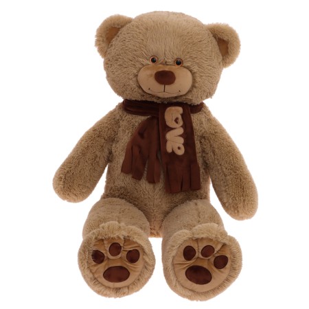 Soft toy "Bear Philip", coffee color, 130 cm
