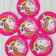 Paper plate "Unicorn and Rainbow", set of 6 pcs.