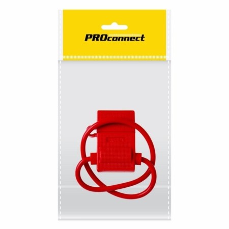 Proconnect fuse holder, fork, red