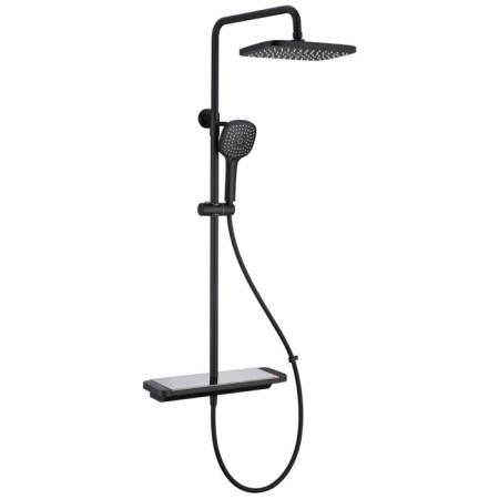 Savol SK-H3145H shower system, tropical shower, shower set, shelf, brass, black