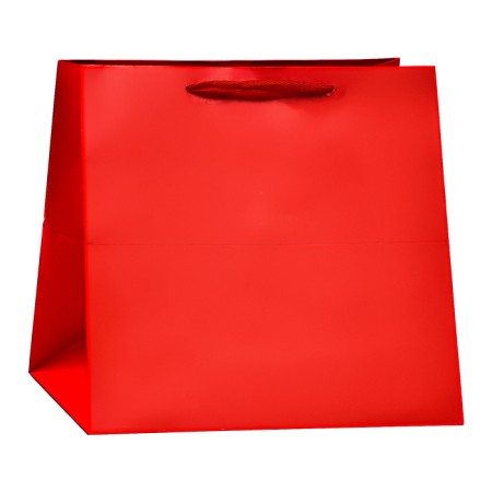 Packet for cake, 30 x 30 x 30cm, red, 1pc-1