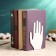 Holder for the books "Hands" set 2pcs, 12.7x8.9x15.4cm, white