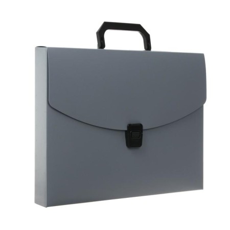 A4 Portfire folder, 1 department, 700 μm, calligrata, up to 300 sheets, gray-1